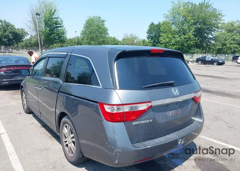 2012 Honda Odyssey Ex from USA, damaged, VIN 5FNRL5H4XCB005831